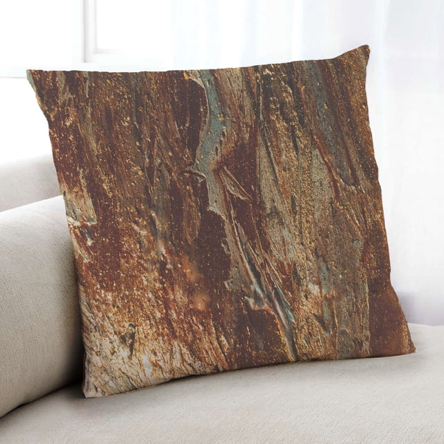 Ahgly Company Abstract Paint Splatter Coussin d'Intérieur, 18 Pouces par 18 Pouces