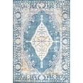 thumbnail image 2 of JONATHAN Y MODERN PERSIAN 5 x 8 Area Rug, Zelda Bohemian Cottage Medallion - Turquoise/Gray, MDP213A-5, 2 of 9
