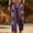 Purple, variant on Mens Harem Pants Print Patchwork Elastic Waist Drawstring Pockets Loose Boho Hippie Beach Casual Pants Orange Size L