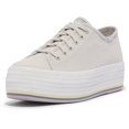 thumbnail image 1 of Sneaker Keds Triple Up Canvas para mujer, color gris, talla 9, 1 of 6
