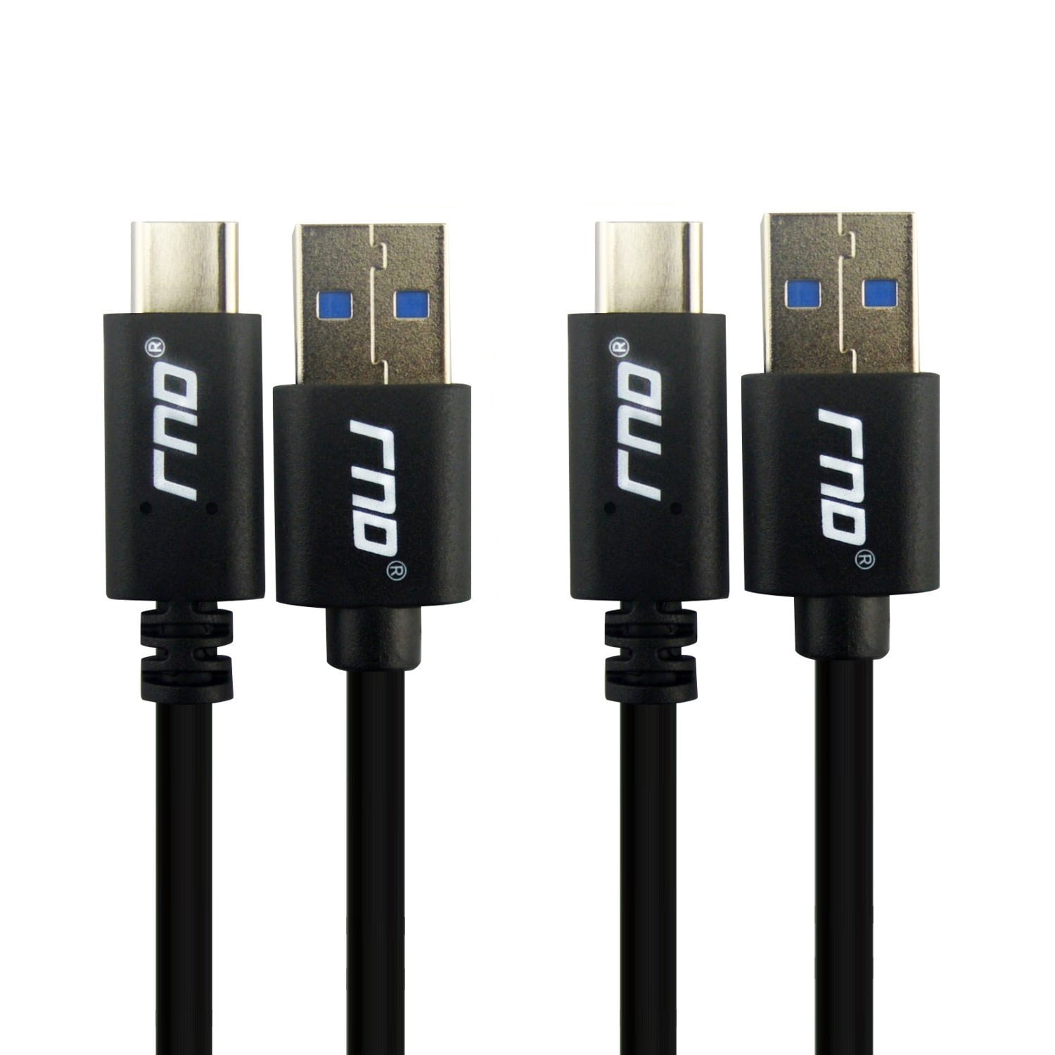 RNDs USBC to USBA (3.0) Long Fast Charger 6ft Cable (2Pack) with 56k