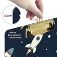 thumbnail image 6 of FORMRS Acrylic Clipboard with Low Profile Clip Standard A4 Letter Size, 12.5" x 9", Rocket Pattern, 6 of 8