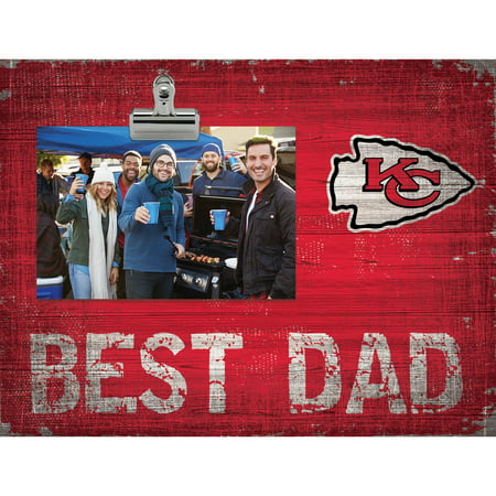 Kansas City Chiefs 8'' x 10.5'' Best Dad Clip Frame - No