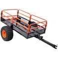 thumbnail image 2 of LiviNest Heavy-Duty Dump Cart for ATV Tractor: 1500lb Load Capacity - Effortless One-Step Dumping - Farm Yard Garden Hauling for Soil Gravel Firewood, 2 of 6