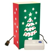 Luminarias Christmas Tree 10 Count Electric Luminaria Kit with Lumabases