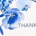 thumbnail image 5 of Hallmark Blank Thank You Notes (Blue Watercolor Flowers), Pack of 24, 5 of 7