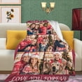 thumbnail image 5 of Custom Blanket with Text Photos,Personalized Customized Picture Blankets for Grandpa Grandma Christmas Mother Father Day Birthday Gifts 9 Photos Collage 4 Sizes, 5 of 6