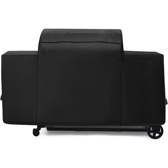Outdoor Heavy Duty Waterproof Pellet Grill Cover for Traeger Woodridge Pro Grill Woodridge Elite Grill,Grill Cover for Traeger Grills BAC776 Full-Length All Weather Grill Cover Accessory,Black