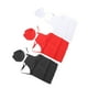 thumbnail image 1 of Conjunto de 3 delantales y gorro de chef para niños, color rojo, negro y blanco, bonitos y cómodos, de poliéster elástico, para cocinar, 1 of 15