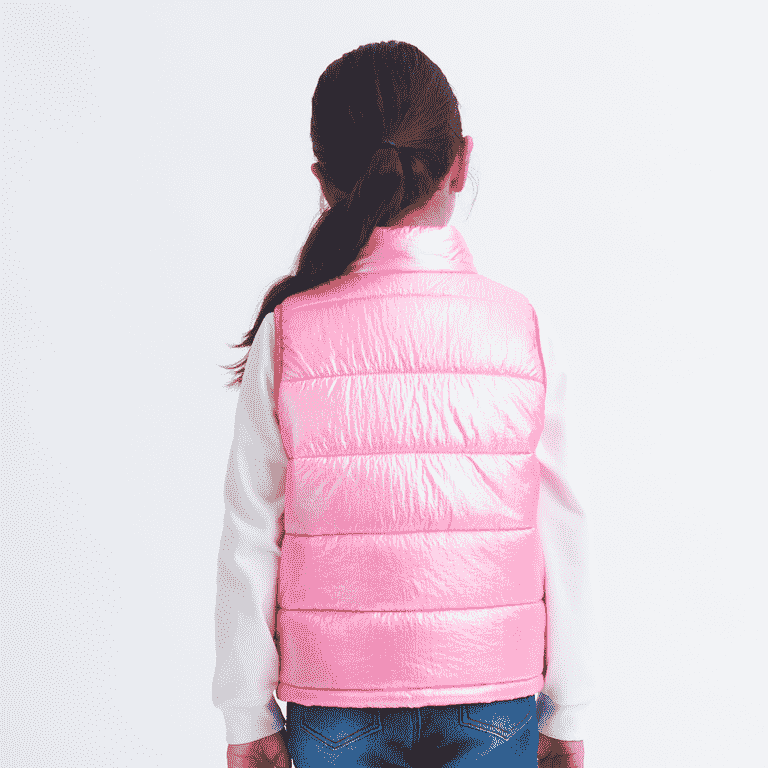 IKALI Junior Girls Puffer Vest, Lightweight Winter Jacket IKALI Junior Girls Puffer Vest, Lightweight Winter Jacket