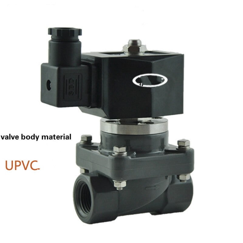 DN1550 UPVC/CPVC electric plastic solenoid valve BSP/NPT electric