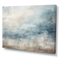 thumbnail image 2 of Designart "Blue Ocean Storm In Beige I" Abstract Shapes Wall Decor, 2 of 7