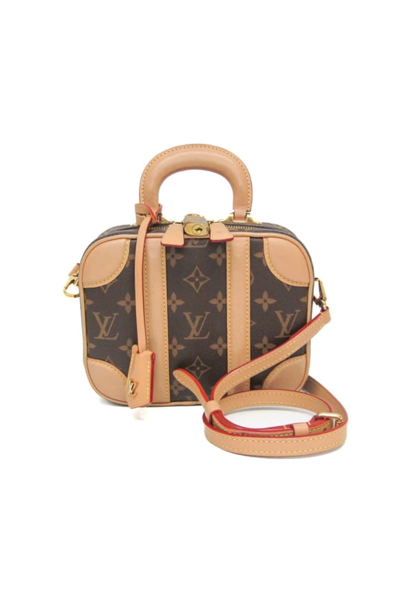Pre-Owned Louis Vuitton Monogram Valisette BB M44804 Women's Handbag,Shoulder Bag Brown