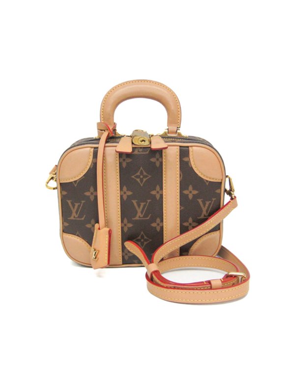 Pre-Owned Louis Vuitton Monogram Valisette BB M44804 Women's Handbag,Shoulder Bag Brown