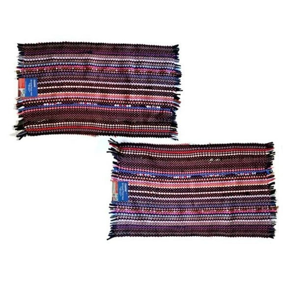 50 x 80 cm 400 g Striped Floor Mat - Pack of 24