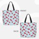 thumbnail image 2 of Fotbe Watermelon Bolsa Tote con Estampado para Mujer, Bolsos con Cremallera, Bolsa de Hombro Casual de Gran Capacidad con Bolsillos Internos, 2 of 7