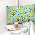 thumbnail image 6 of Disketp Pillow Covers Avocado And Hearts Pattern Throw Pillow Case Cushion Covers,Cushion For Bedroom,Couch,Home (Pillow core not included)-20"X30", 6 of 9