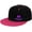 Pink, variant on Alzheimers Awareness Purple Ribbon Flat Bill Hats Contrast Hip Hop Baseball Cap Unisex Snapback Rock Caps