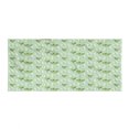 thumbnail image 1 of Floral Gym Towel, Design of Dragonflies and Campanula Flowers Wild Nature, One-Sided Quick Dry Microfiber for Beach Fitness & Swimming, 60" x 30", Pale Green Pale Blue, by Ambesonne, 1 of 2