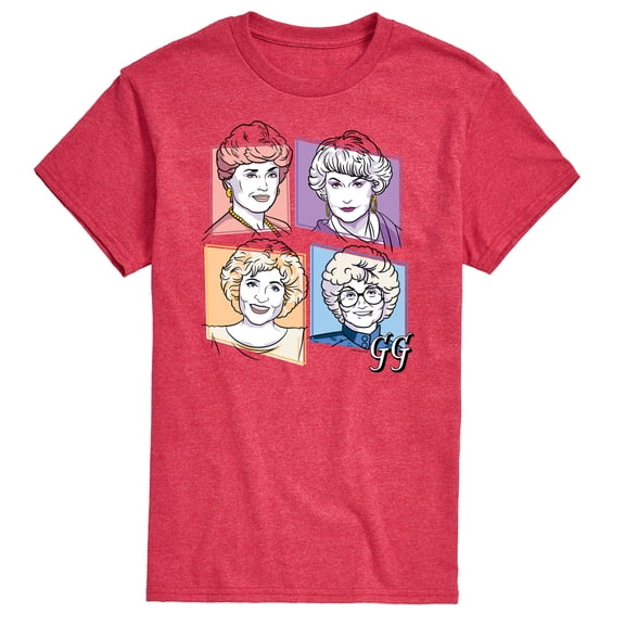 Golden Girls - Golden Girls Character Grid - Men's Short Sleeve Graphic T-Shirt