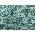 thumbnail image 1 of Ahgly Company Indoor Rectangle Abstract Light Blue Modern Area Rugs, 8' x 12', 1 of 4
