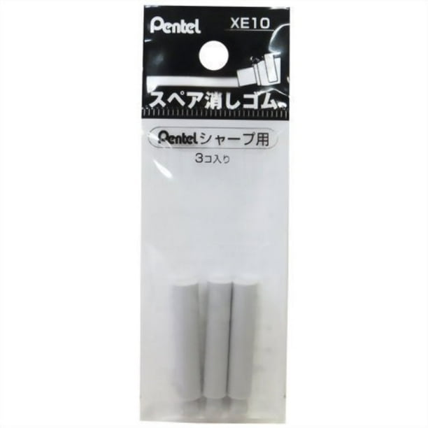the pentel replacement for mechanical pencil eraser xe10w 3 set
