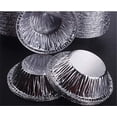 thumbnail image 2 of Muffins horneados, molde de hojalata, molde redondo para arte con forma de huevo, juego de cupcakes desechables de papel de aluminio, 250 piezas, 2 of 7