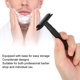 thumbnail image 4 of Afeitadora Manual de acero inoxidable para hombres, afeitadora portátil para depilación, afeitadora de barba, herramienta de aseo facial Fyydes Descripción de la referencia, 4 of 6