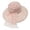 1-Pink, variant on Beach Sun Hats for Women Wide Brim Straw Hat Outdoor Breathable Bow for The Seaside Foldable Roll up Cap