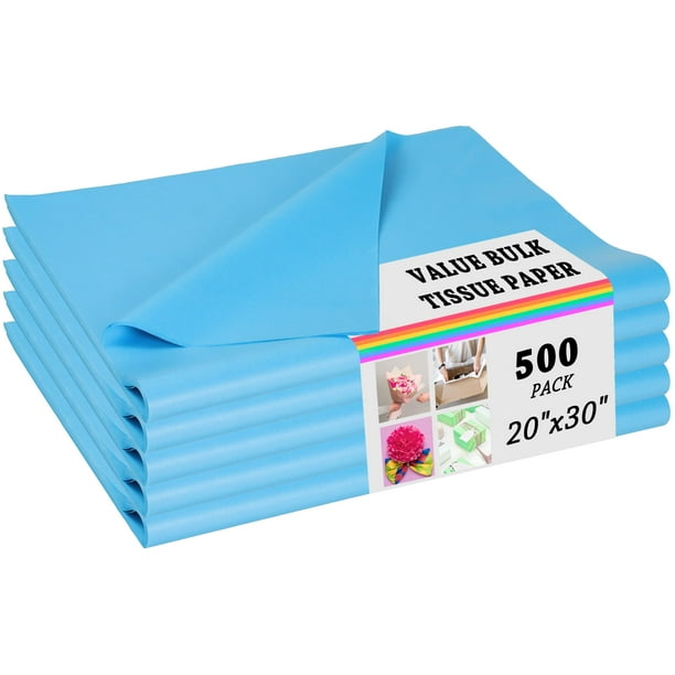 Papel de Seda PINWATT Azul Cielo 20x30 cm 500 Hojas
