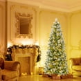 thumbnail image 1 of Costway 6 FT Pre-Lit Artificial Christmas Tree with 580 Frosted Tips 280 LED Lights, 1 of 10