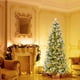 thumbnail image 2 of Costway Árbol de Navidad artificial preiluminado de 180 cm con 580 puntas esmeriladas y 280 luces LED, 2 of 6