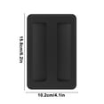 thumbnail image 3 of Toaster Cover, 1 Pcs Silicone 2 Slice Toaster Lid Toaster Appliances Top Cover Bread Maker Dust Cover Sandwich Machine Part Accessories (Black), 3 of 7