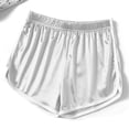 thumbnail image 4 of DailyTrove Women's High Waisted Satin Booty Shorts - Shiny Bodycon Shorts for Club & Party Wear, 4 of 4