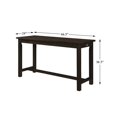 thumbnail image 4 of Lexicon Connected 4 Piece Wood Counter Height Dining Set in Espresso, 4 of 5