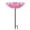 H, variant on Flower Shaped Metal Bird Bath Stake Multicolor Garden Bird Feeder Bowl Outdoor Yard Lawn Decorative Bird Water Station