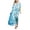 A11-Light Blue, variant on Wdgfv Women's Sequin Dress Batwing Sleeve V-Neck Belted Casual Loose Maxi Dresses Sparkly Long Evening Party Prom Dress