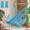 Blue, variant on 2 Pcs Hanging Indoor Outdoor Cotton Rope Weaving Chair with 40 Inch Detachable Metal Frame for Backyard Patio Living Room Bedroom Garden