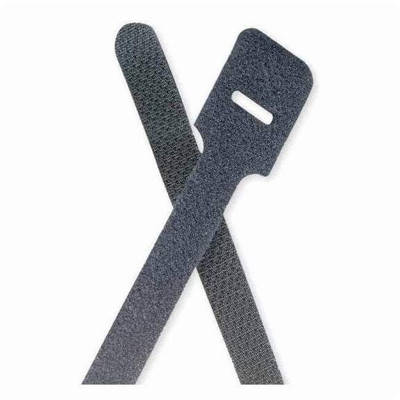 Ty-Rap Hook-and-Loop Cable Tie,13 in,Black,PK10 FO350-40-0