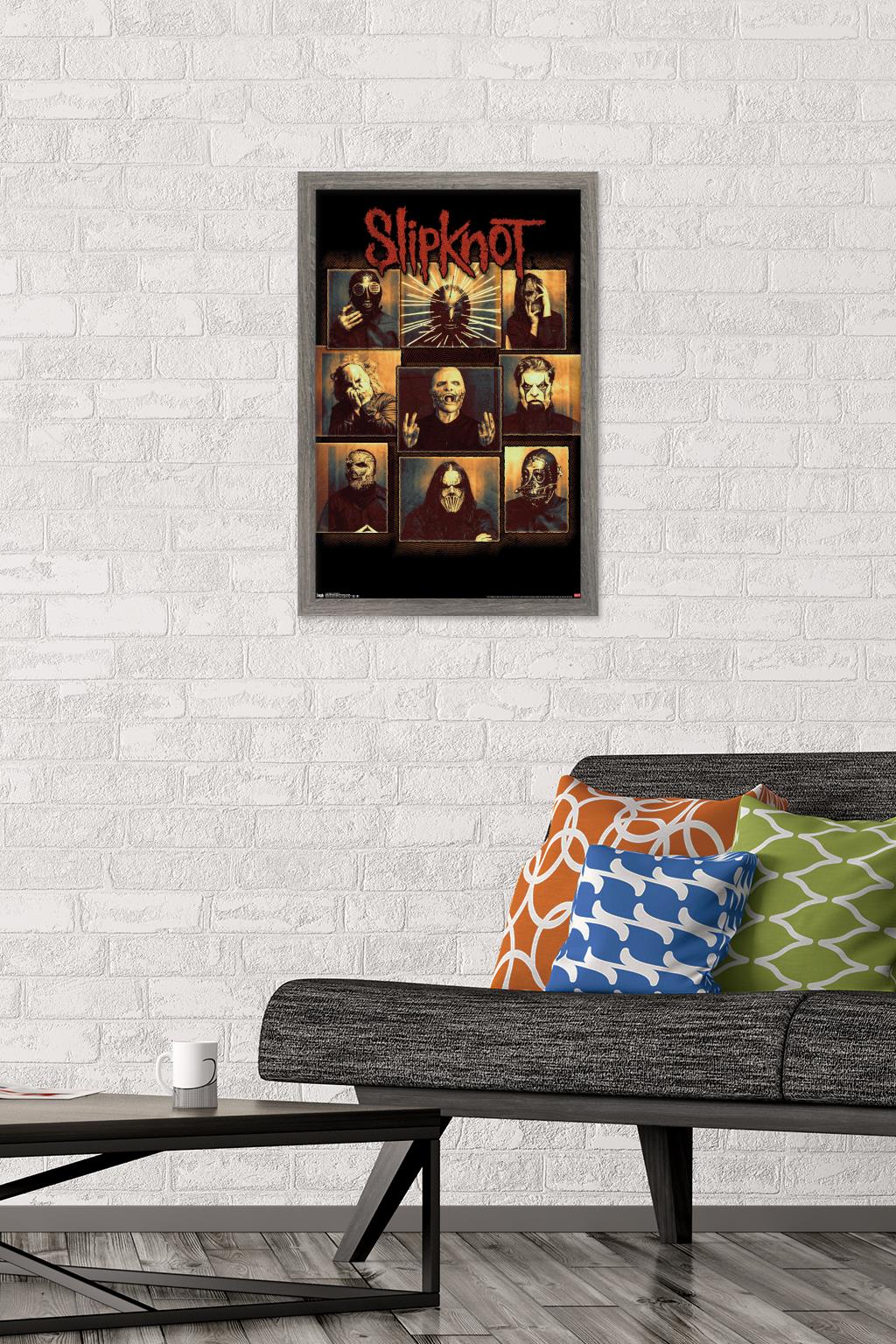 Slipknot - Bulletproof Wall Poster, 14.725" x 22.375" Framed
