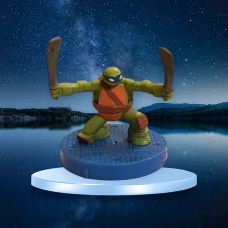 ORNAMENT Ninja Turtles Leonardo Figure Figurine Charm Holiday Gift New Dangler