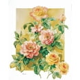 thumbnail image 2 of Kumorek, Krysztov 12x14 Gold Ornate Wood Framed with Double Matting Museum Art Print Titled - Charming roses, 2 of 4