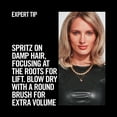 thumbnail image 5 of Tresemme One Step Volumizer Mist Women's Hairspray, 8 fl oz, 5 of 8