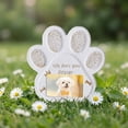 thumbnail image 4 of Rewenti Pet Memorial Sign Cement Keepsake for Dogs and Cats with Heartfelt Message, 4 of 5