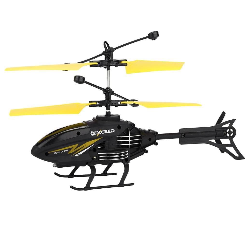Mini Infrared Induction Helicopter Aircraft Flashing Light Kids Toys Childs Gift 