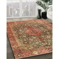thumbnail image 3 of Ahgly Company Machine Washable Indoor Square Traditional Sand Brown Area Rugs, 6' Square, 3 of 7