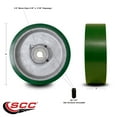 thumbnail image 2 of 5" x 2" Poly Tread on Cast Iron Keyed Drive Wheel - 1/2" Bore – Service Caster, 2 of 2