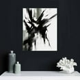 thumbnail image 4 of FUMJ Black and White Abstract Wall Art Decor - Modern Black and White Wall Art 16x20 Artwork l Framed Black and White Art - Black and White Canvas Wall Art Print for Living Room,, 4 of 4