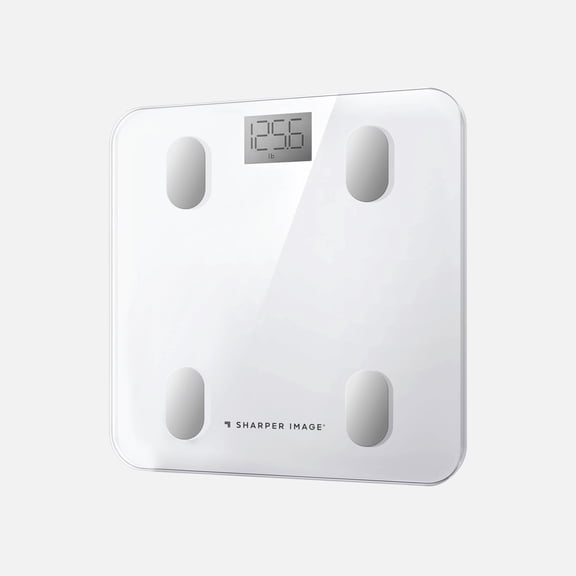 Sharper Image Smart Scale Bluetooth Digital Weight Scale with 4 High Precision Sensors, Mobile App Connectivity, 400 lb Capacity, 1 Count