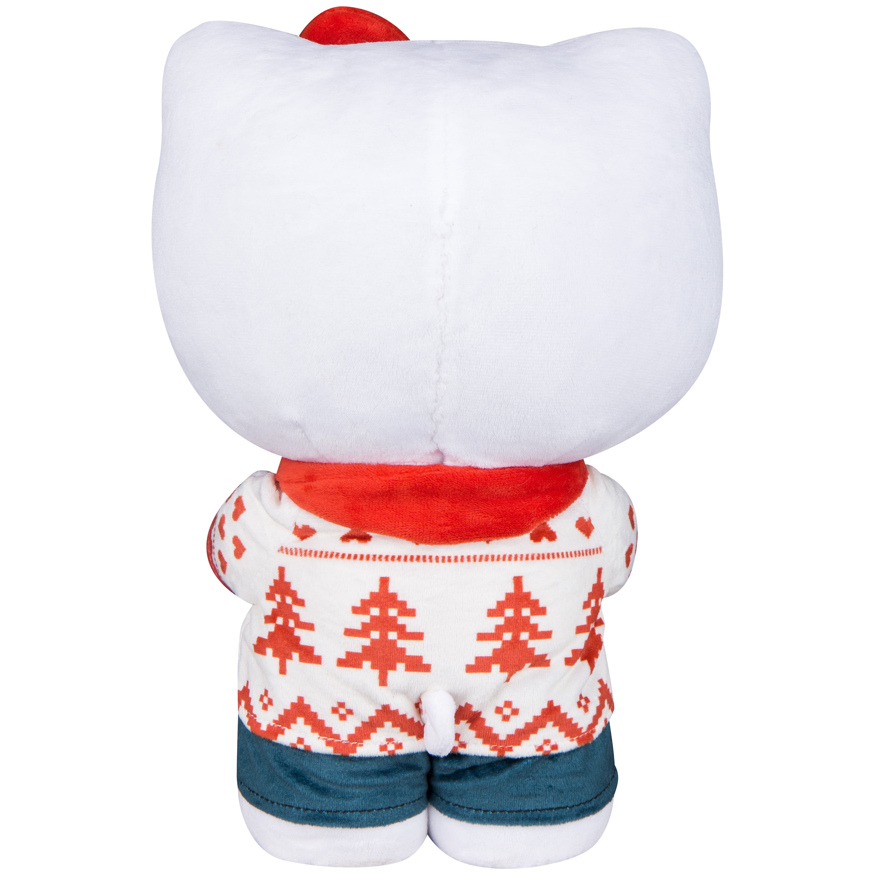Christmas Animated Plush Side Stepper Hello Kitty with Present 8.26 in x 7.08 in x 12.99 in 1.22 lb